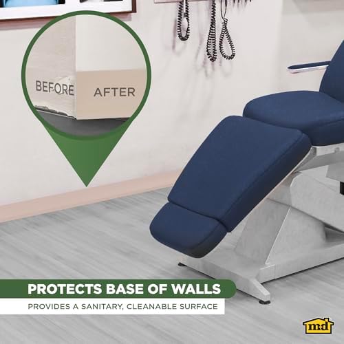 MD Building Vinyl Wall Base, Desert Beige, 4in x 48in, 0.08in Thick