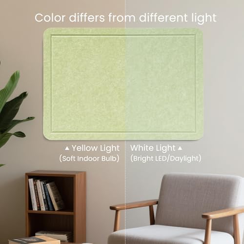 Felt Bulletin Board 48x36 inches, Decorative Pin Board for Home & Office