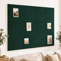 Stripe Felt Bulletin Board Tiles, Cork Board Alternative 48 x 36 in