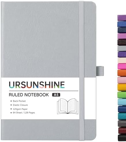 Ruled Notebook/Journal - Classic Lined Journal/Notebook, 5.3'' x 8.26''