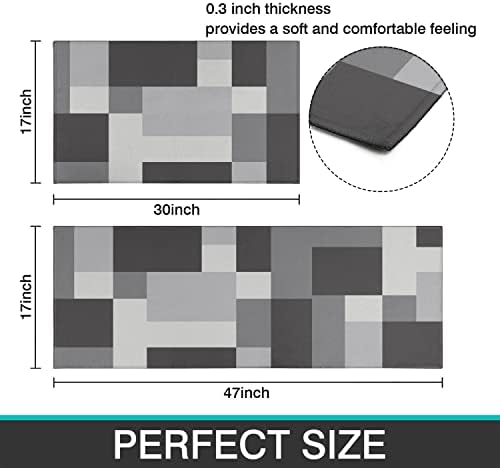 Kitchen Rugs and Mats Set of 2,Floor Mats for Home Kitchen Decor Mat