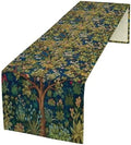 William Morris Floral Table Runner Vintage Flowers Table Runner for Dining Table Decor 13 x 70 Inch Strawberry Thief