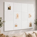 Stripe Felt Bulletin Board Tiles, Cork Board Alternative 48 x 36 in