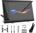 Graphics Drawing Tablet, 10×6 Inch Large Active Area with Battery-Free Stylus, 8192 Levels of Pen Pressure and 12 Hot Keys, Compatible with PC/Mac/Android for Painting, Design & Online Teaching
