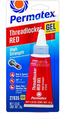 Permatex 27835 High Strength Threadlocker Red Gel, 35g