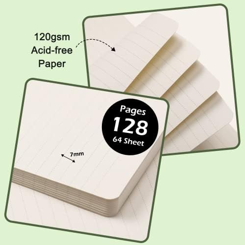 Ruled Notebook/Journal - Classic Lined Journal/Notebook, 5.3'' x 8.26''