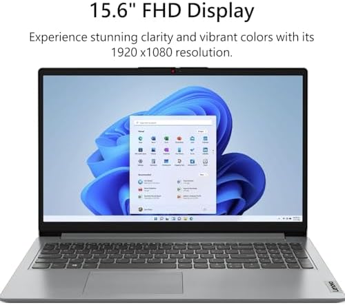 Lenovo IdeaPad Eco-Friendly Slim Laptop, 15.6" FHD Business and Student, Office 365 for The Web, Intel 10-Core i5-1335U(Beat Ryzen 7 7730U), 8GB RAM, 128GB SSD, Wi-Fi 6, Privacy Camera, Win11 Home