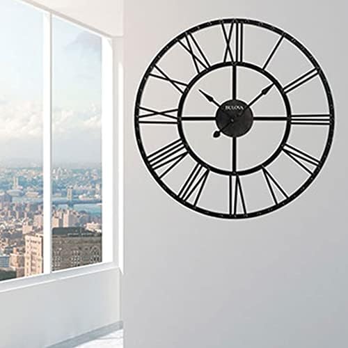 Bulova C4820 Carmen Wall Clock, Black