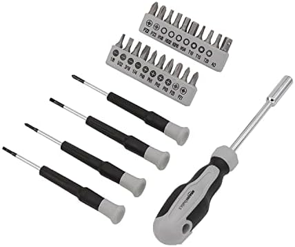Amazon Basics 131-Piece General Household Hand Tool Set with Storage Case for Home Repair, Portable