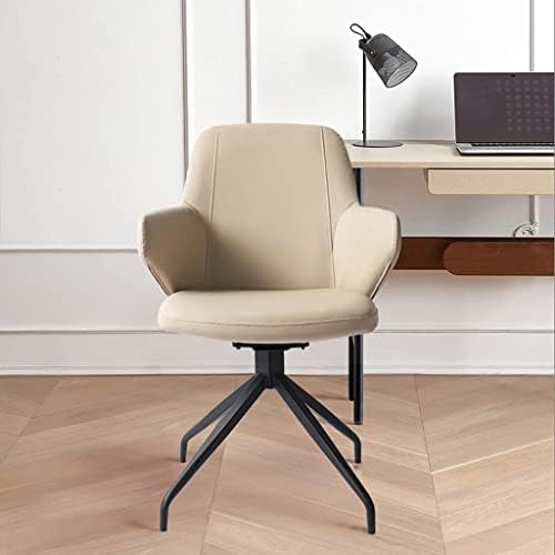 Office Chair Leisure Computer Chair Home Comfortable Sedentary Study Bedroom Backrest Swivel Chair Office Chair (Color: Grey) (Color : Grey) (Beige)