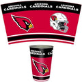 FANMATS 34605 NFL - Arizona Cardinals Wastebasket | Red | 15"x10.5"x10.5" | Primary Logo, Helmet, & Wordmark