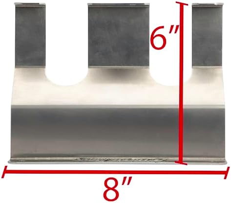 Extreme Max 5001.6285 Aluminum Tape Gun Holder for Enclosed Race Trailer, Shop, Garage, Storage - Silver