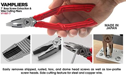VAMPLIERS 3-PC Stripped Screw Extractor Pliers Set Made in Japan