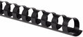Mead CombBind Binding Spines/Spirals/Coils/Combs, 9/16", 105 Sheet Capacity, Black, 125 Pack (4000138)