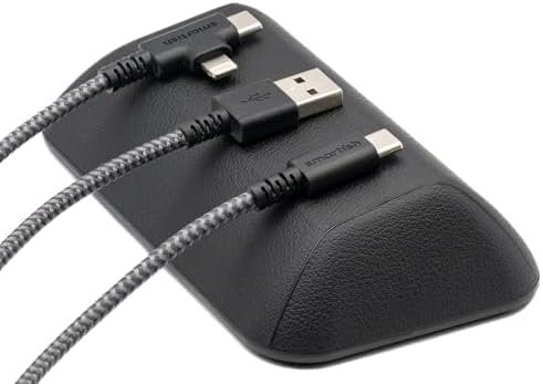 Smartish Magnetic Cord Holder, Bigger Cable Wrangler, Office Desk Organizer