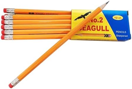 Seagull #2 HB Pencils, Pre-Sharpened, 144 Count