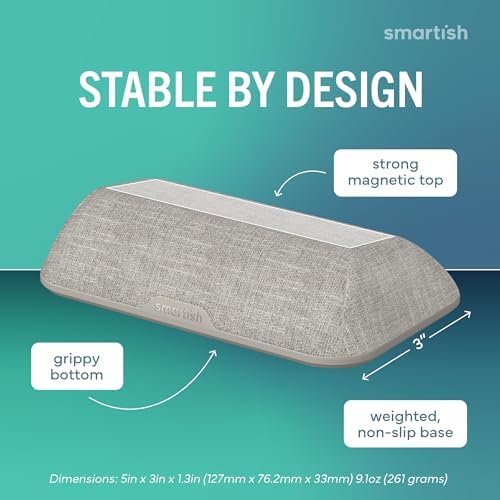 Smartish Magnetic Cord Holder, Bigger Cable Wrangler, Office Desk Organizer