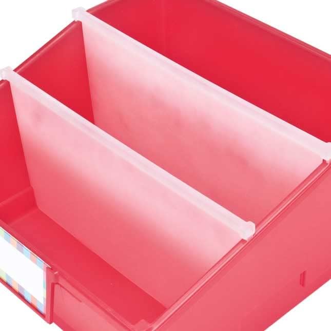 Really Good Stuff White Picture Book Classroom Library Bins, 4 Pack