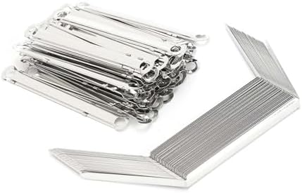Iron Clips 50pcs Lightweight Paper Fasteners for Stable Document Binding Up to 350 A4 Sheets
