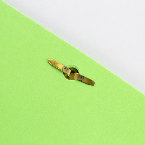 Officemate Round Head Brass Plated Fasteners, 0.5 Inch Shank, 100/Box (99802) (Pack of 2)