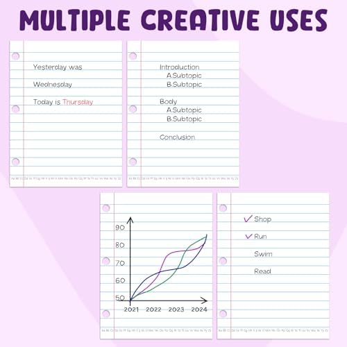 KIKIGOAL 21.5"x17" Magnetic Notebook Paper, Handwriting Lined for Classroom Whiteboard Accessories, Dry Erase Notebook Teaching Aids Homeschool Teaching Supplies