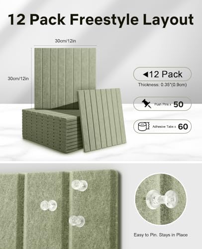 Cork Bulletin Board Tiles, Office Pin Board