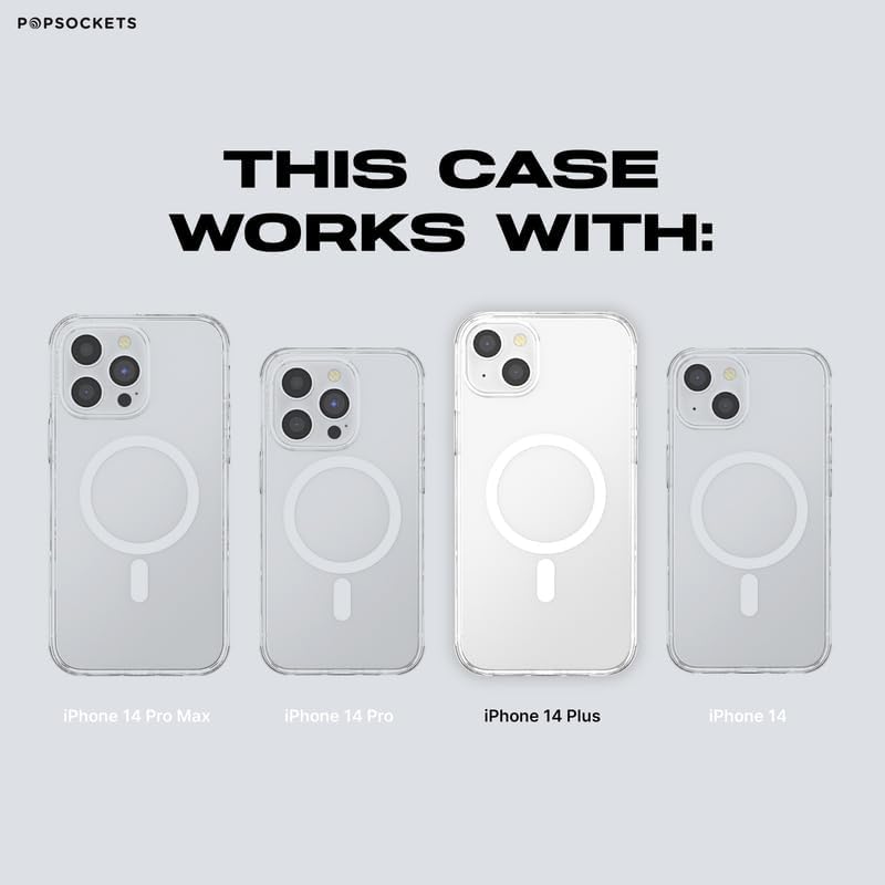 PopSockets iPhone 14 Plus Phone Case with MagSafe- Pasta Pasta