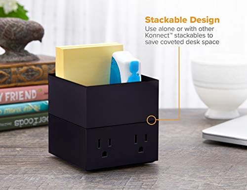 Bostitch Office Konnect Desk Organizer Accessory Tray, Storage, Black
