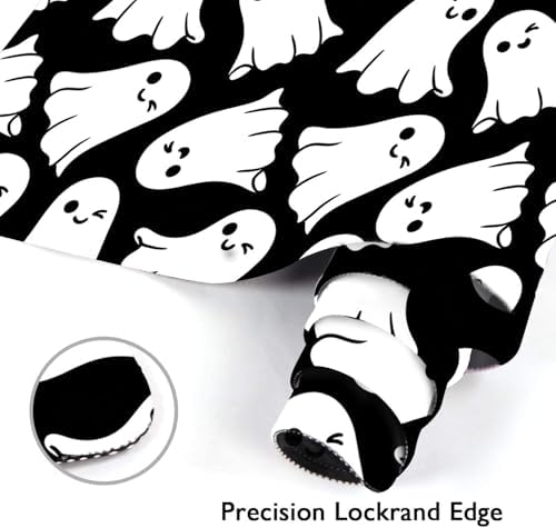 Large Mouse Pad for Desk, Halloween Ghost, Rubber, 31.5 x 15.7 Inch