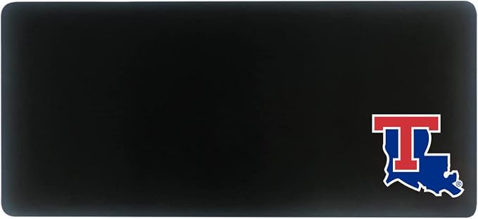 Louisiana Tech Classic Cloth Desk Mat, Durable Office Supplies, Non-Slip Base, Responsive Desk Pad with Smooth Cloth Surface, Black