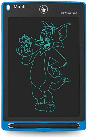 mafiti 10 Pack LCD Writing Tablet 8.5 Inch Electronic Drawing Pads for Kids Portable Ewriter Doodle Board Blue
