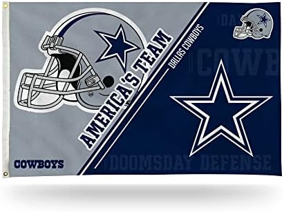 NFL Rico Industries Standard 3' x 5' Banner Flag Single Sided - Indoor or Outdoor - Home Décor