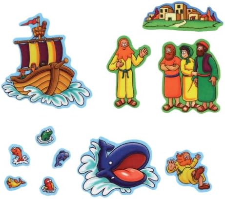 Little Folk Visuals Beginners Bible: Jonah Precut Felt Pieces, 11 Pieces Set