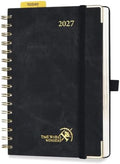 POPRUN Daily Planner 2027 One Page Per Day, 6" x 8.5", Day Calendar Book
