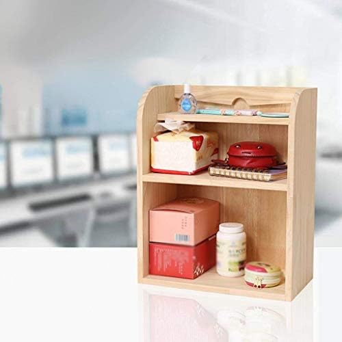 Adjustable Wood Display Shelf Bookcase Office Supplies Desk Organizer Storage Rack | Birthday Gifts - Toy - Home Decor