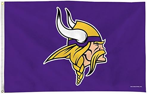 NFL Rico Industries Standard 3' x 5' Banner Flag Single Sided - Indoor or Outdoor - Home Décor