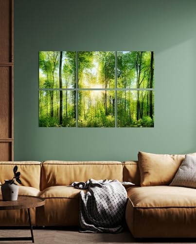 YPY Sound Absorbing Wall Art Forest Trees, Acoustic Panels Sound Proofing