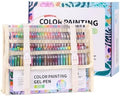 168 Colored Gel Pens Set, 0.6mm Fine Point for Black Paper & White Paper, Pens for Journaling, Adult Coloring Books, Bible, Drawing, Note Taking, Art & Journaling Supplies