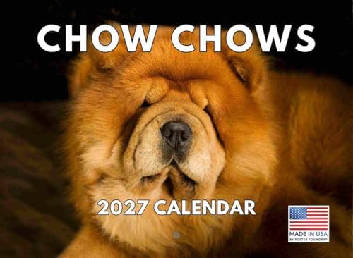 Chow Chow Calendar 2027 Monthly Wall Calender 12 Month