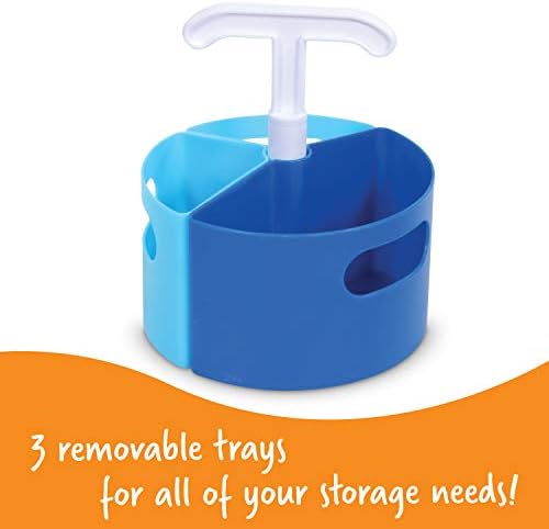Learning Resources Create-a-Space Storage Mini Center, Blue