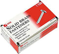 ACCO Brass Paper Fasteners, 1-1/4", Plated, 1 Box, 100 Fasteners/Box (71711)