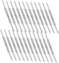 50Pcs Folder Prongs Fasteners Self Adhesive Metal Clip for Paper Files Office Accessories for Document Organization and School Use Smooth Finish for Easy Handling