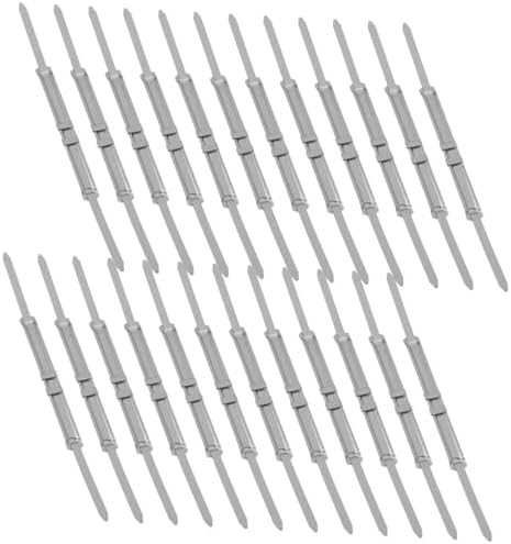 50Pcs Folder Prongs Fasteners Self Adhesive Metal Clip for Paper Files Office Accessories for Document Organization and School Use Smooth Finish for Easy Handling