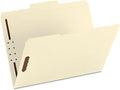 Smead Fastener File Folder,2 Fasteners,Reinforced 1/3-Cut Tab,Letter Size,Manila,50 per Box (14537),(Pack of 5)