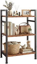3 Tier Bookshelf, Free Standing Bookcase with Open Storage Shelves