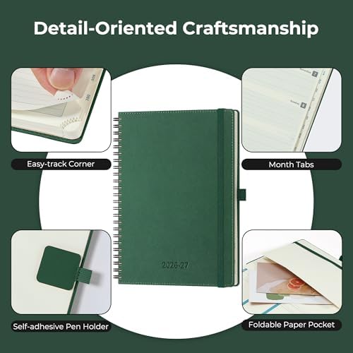 Planner 2026-2027 Daily Daily Weekly and Monthly,8.5"x6.5"