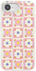 PopSockets iPhone 16/17E Phone Case with MagSafe- Desert Crochet | Magnetic, Wireless Charging, Camera & Drop Protection, Western, Boho, Aesthetic, iPad, Removable, Popper