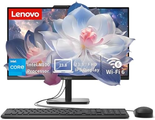 Lenovo IdeaCentre All-in-One Desktop Computer, 8GB RAM 512GB SSD