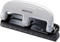 Bostitch Office EZ Squeeze 3-Hole Punch, 20 Sheet Capacity, Reduced Effort, No Jam Technology, Silver