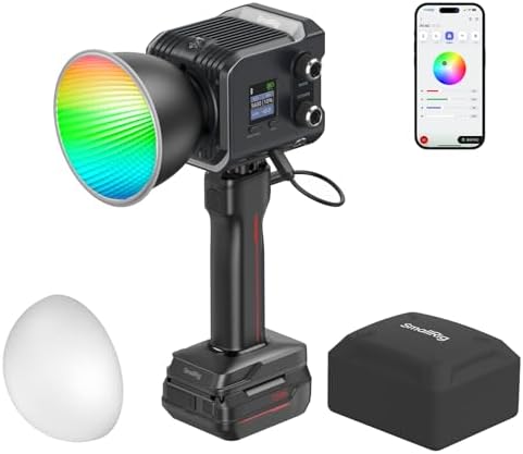 SmallRig RC 100C RGBWW COB Video Light, 100W Mini Continuous Lighting
